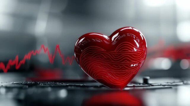 Vital heart concept: electric rhythm, cardiology beat, pulse line, hospital curve, clinic signal, doctor waveform, health trace, cardiac monitor, care diagram, chart path, medical pattern