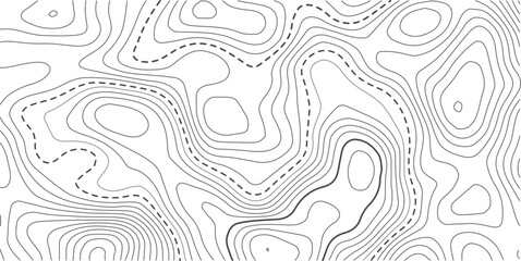 Seamless Light topographic topo contour map background, vector illustration .White wave paper curved reliefs abstract background. Vector illustration.. Design illustration for wall art, fabric. © AFROZAOPORNA