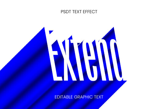 Extend Long Shadow Text Effect