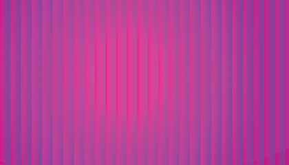 Vibrant magenta and purple vertical stripes background, smooth gradient bars with soft glow, minimal wallpaper, neon 3D curtain patterns, banner template for design & presentations