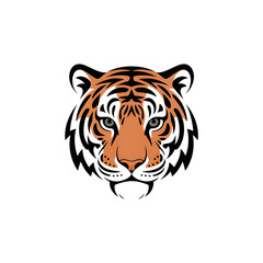 Fototapeta premium tiger head illustration