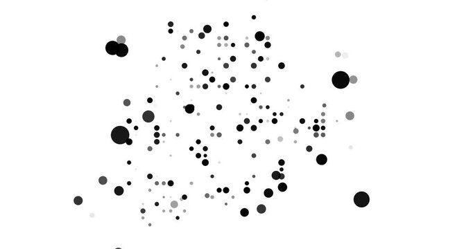 Professional Stock Footage Particles Forming Botswana Map