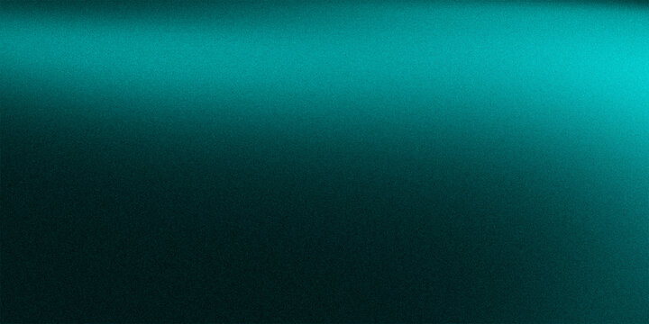Vibrant turquoise blue green gradient background with black grainy noise texture, glowing smooth abstract wallpaper poster design