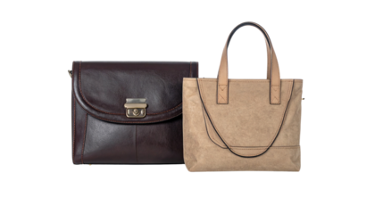 Fashion Handbag Bundle – Two Styles isolated on transparent background