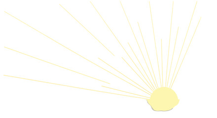 Obraz premium Abstract Geometric Burst: Graphic Design Depicting Light Radiating From a Central Point