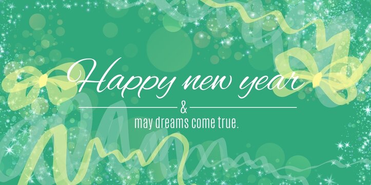 Happy new year and may dreams come true.