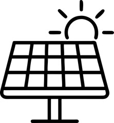 Ecology energy collection of solar panel icon set vector illustration