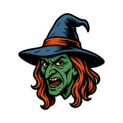 PNG Wicked witch illustration sticker
