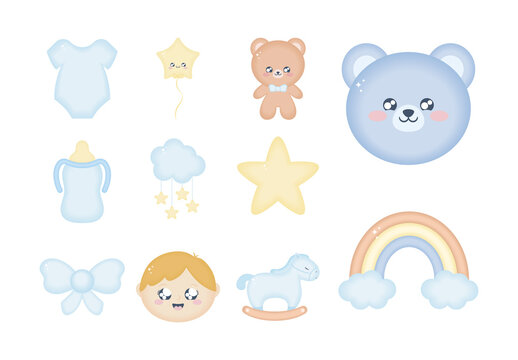 Baby Nursery Illustration Set