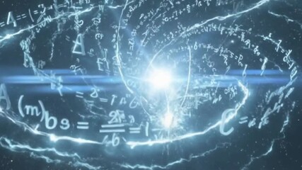cosmic math animation video - Powered by Adobe