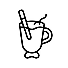 A black and white image of a fluffy white dog looking up