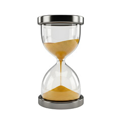 hourglass isolated on white