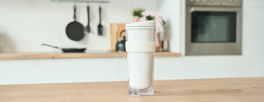 Modern kitchen with cutting-edge blender for efficient home cooking and innovative culinary creations.