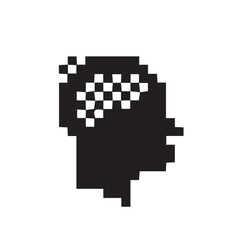 Pixelated Sunglasses Icon Representing Coolness and Digital Aesthetics in a Stylish Design