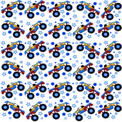 truck monster blue  wallpaper