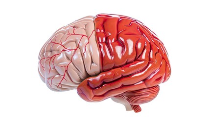 Exploring brain anatomy a detailed 3d model of human brain structure medical education scientific visualization clinical view