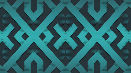 Abstract geometric seamless pattern vector illustration with square shapes for wallpaper or fabric design