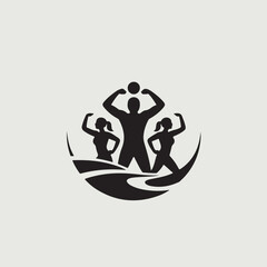 vector illustration of a man and woman