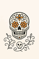 Trick or Treat Hand-Lettered Halloween