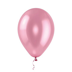 pink balloon isolated
