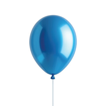 blue balloon isolated