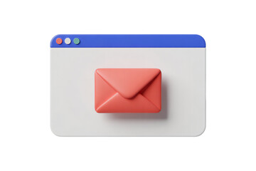 Receive important messages with a delightful inbox icon in a clean interface, perfect for modern communication and staying connected with ease