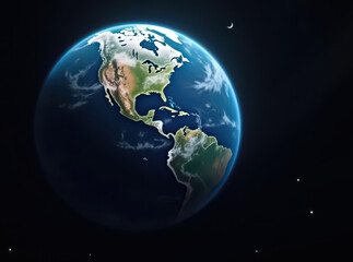 Fototapeta premium Planet Earth Viewed from Space