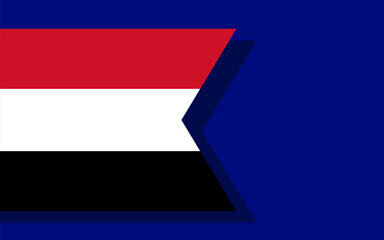 Yemen flag banner vector
Vector banner with flag