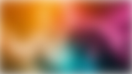 Abstract blurry gradient of warm and cool colors