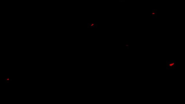 Let&rsquo;s Celebrate Text Disintegration Animation on Black Background