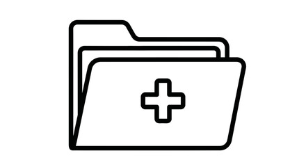 Obraz premium Adding Files Icon Illustration Depicting Data Addition And File Management Concept Clearly