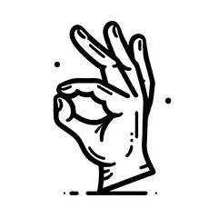 peace sign with hand