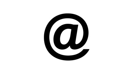 Ubiquitous At Sign (@) Email and Mentions Icon