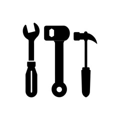 A Minimalistic Vector Illustration Of A Set Of Black Objects