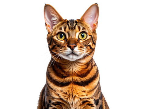 Bengal-Katze, transparenter Hintergrund, PNG