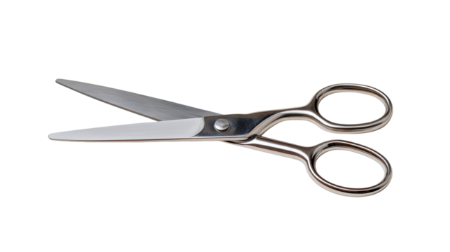 Scissors resting on a white background for crafting and cutting purposes Generative AI