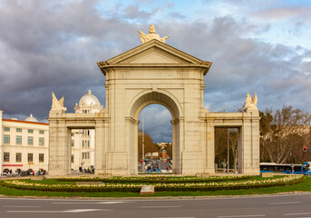 Obraz premium Puerta de San Vicente gates in Madrid, Spain