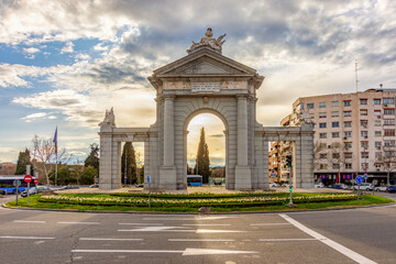 Obraz premium Puerta de San Vicente gates in Madrid, Spain