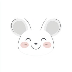 The Chinese Zodiac is depicted in a modern illustration of a rat, created in a flat icon style