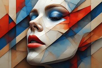Portrait in Primary Hues