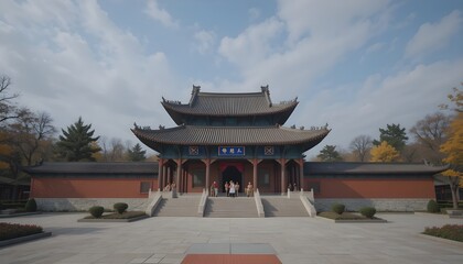 Naklejka premium Temple of Heaven in Beijing China