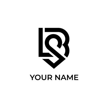 letter LSB logo monogram