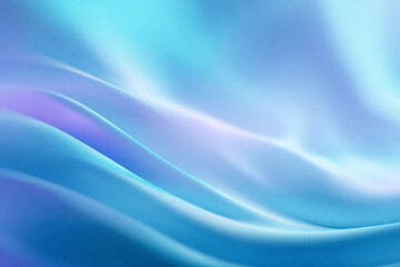 Obraz premium Elegant Abstract Blue Purple Wavy Silk Satin Smooth Fabric Texture Backdrop