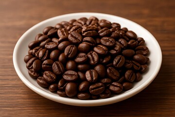 coffee beans in a cup