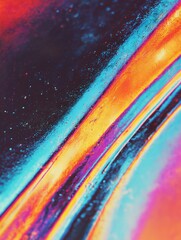 Vibrant abstract pattern with colorful swirls and textures