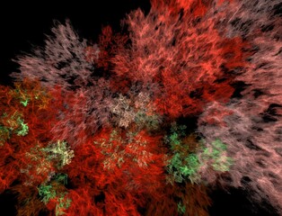 Imaginatory fractal abstract background Image