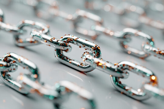 Cybersecurity and information safety concept — lock icon, digital network, and shield graphics on white background, representing secure systems.