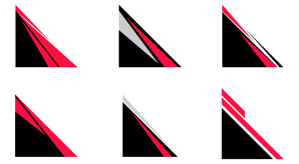 geometric corner set