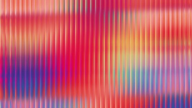 Vibrant abstract background with a colorful gradient and a vertical ribbed glass texture.