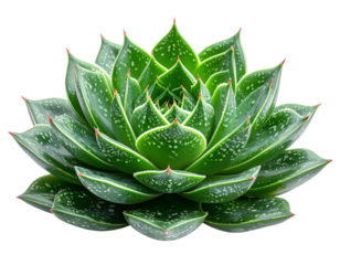Sukkulente Pflanze in Rosettenform, transparenter Hintergrund, PNG